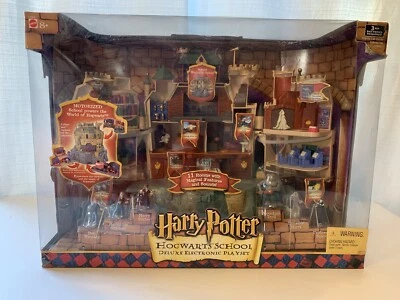 $299 • Buy HARRY POTTER HOGWARTS SCHOOL PLAYSET - RARE NEW IN PACKAGING VINTAGE 2001 Deluxe