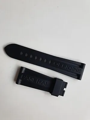 OFFICINE PANERAI OEM 26mm BLACK RUBBER  STRAP FOR TANG BUCKLE  • £139.99