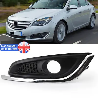 Left Front Bumper Fog Light Cover Grille Trim For Opel Vauxhall Insignia 13-17 • £29.89