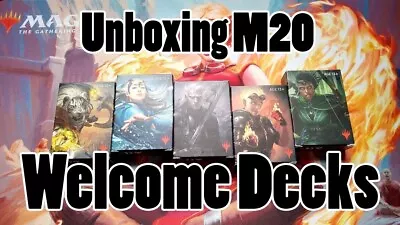 MTG Magic The Gathering 2020 Welcome Deck Set Of 5 • $19.99