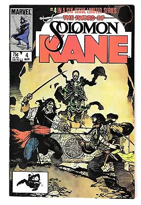 The Sword Of Solomon Kane #4 Mar 1986 Marvel Comics Mike Mignola Artwork NM/9.0 • $2.99