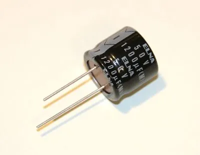 [10 Pc] Electrolytic Capacitor ELNA Audio Quality 1200uF 50V SUPER DEAL USA • $11