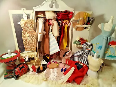 Vintage Mattel Lot Susy Goose Closet & Tagged Clothing Many Accessories • $275