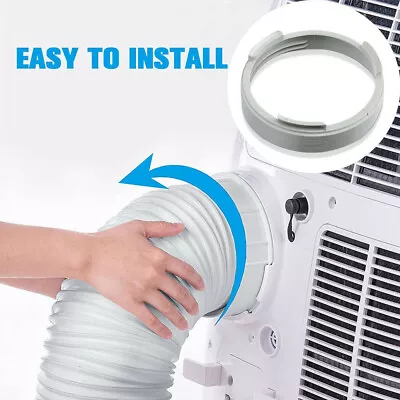 $19.59 • Buy Portable Air Conditioner Window Exhaust Duct Pipe Hose Interface Connector AU