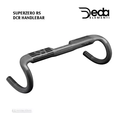 Deda Elementi SUPERZERO RS CARBON DCR Handlebar POB BLACK 31.7 40/42/44/46 CM • $299.95