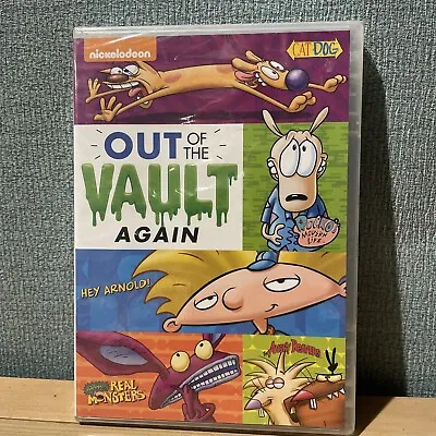 $10.95 • Buy Nickelodeon Out Of The Vault Again DVD CatDog Hey Arnold Angry Beaver~NEW~Sealed