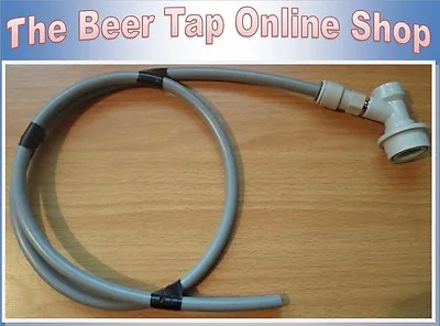 3/8  Beer Gas 1m Pipe With CMB Ball Lock Disconnect For Cornelius / Corny Keg. • £11.80