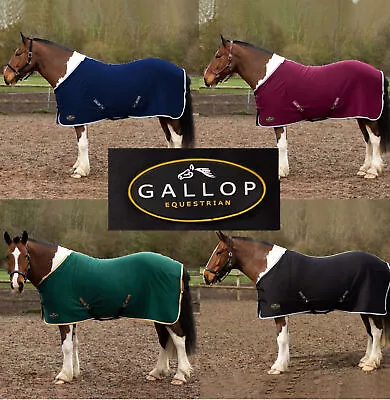 GALLOP Jersey Cooler / Travel Horse Rug | Lightweight | 4'9  - 7'0  4 Colours • £29.99