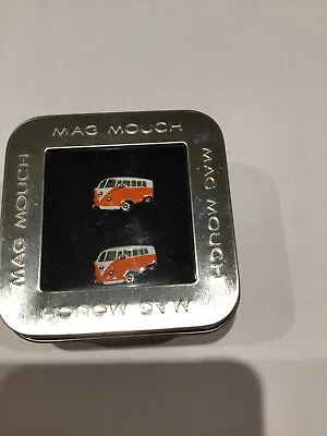 £9.99 • Buy BNIB VW Campervan Cufflinks In Presentation Gift Box By MAG MOUCH