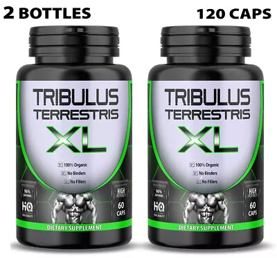 Tribulus Terrestris 15:1 Extract 1000mg 120 Capsules 60 Servings Non-GMO • $15.70