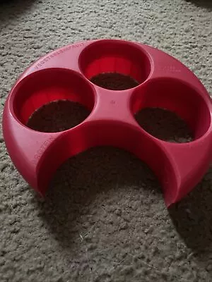 Meal Measure Portion Control Plate Red 1 Count • $10