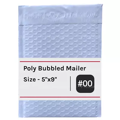 SOFT OPEN | Poly Bubble Mailer #00 5 X9  Padded Envelopes Package Shipping Bags • $4.89