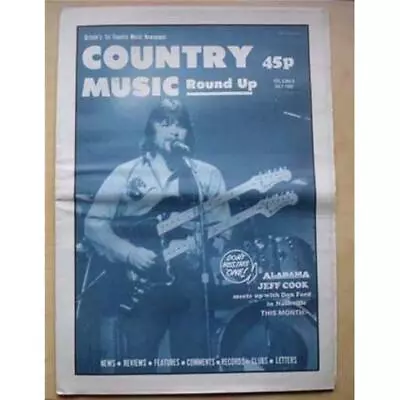 Alabama Country Music Round Up Magazine July 1982 Alabama Cover With Load's Of C • £8