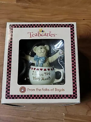 Boyds Bears Teabearies  I Love You This Much  Figure 2003 #24316 • $14