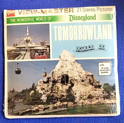 SEALED Gaf A179 Disneyland Tomorrowland Anaheim  E  CA View-master Reels Packet • $39