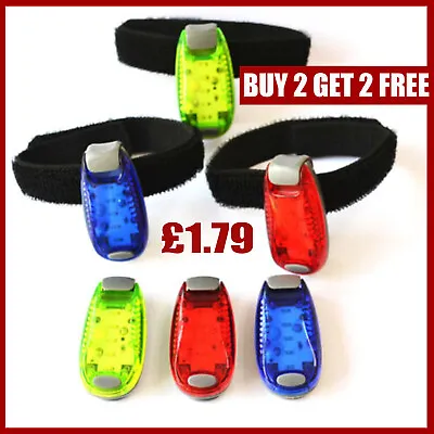£3.57 • Buy 5 LED Clip On Bike Helmet Light Portable Backpack Light Clip Lamp Outdoor Night