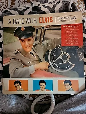 Elvis  A Date With Elvis  LPM-2011 1st Pressing 1960 Super Gatefold LP MONO VG++ • $50