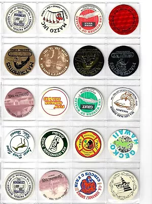 1990s Vintage Pogs Milk Caps Lot Of 20 With Protector! • $10