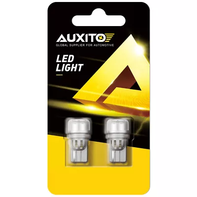 Amber Yellow LED Bulbs T10 W5W 168 194 Side Marker Light Stepwell Lamp CANBUS X2 • $8.99