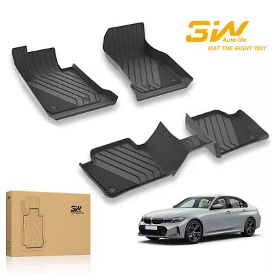 3W Floor Mats For BMW 3 Series 2013-2018 F30/F31 All Weather Floor Liners TPE • $128.99