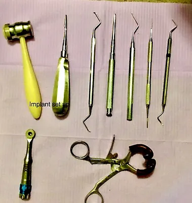 $19 • Buy Oral Surgeon/Dental LOT-Implant Instruments-maillot,rachet Wrench, Etc.