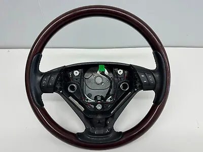01-14 S60 XC90 Black Wooden 3 Spoke Steering Wheel 30741698 • $135