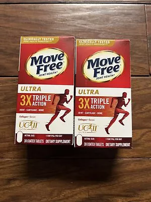 2 Pack Move Free Joint Health Ultra Triple Action 60 Coated Tablets Exp 2025 NEW • $24.99