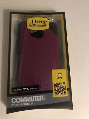 OtterBox Commuter Series Hybrid Case For HTC One - Lilac- NEW • $12.22