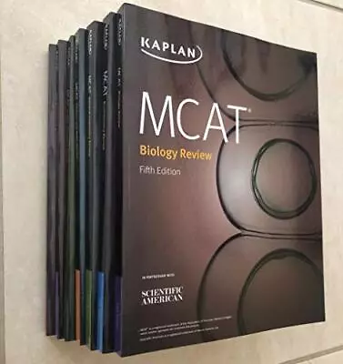 MCAT 7-subject Review 5th Edition With Extra Practice Workbooks • $6.77