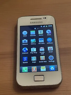 Samsung Galaxy Ace GT-S5830i Smartphone ( Unlocked) White • £14.99