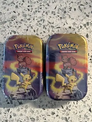 Pokemon TCG Kanto Power Mini Tins Eevee Pikachu K19 G19 New Sealed Lot 2x • $61.95