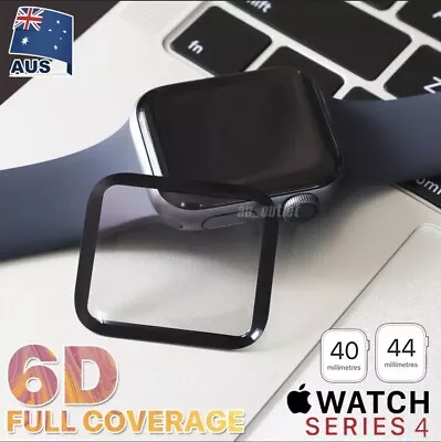 For Apple Watch IWatch 6/5/4/SE Tempered Glass FULL Screen Protector 40/44mm • $4.90