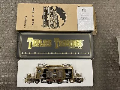 + MTH Flyer Standard Gauge Tinplate Gold Presidential Electric Locomotive PS.1 • $1299.99