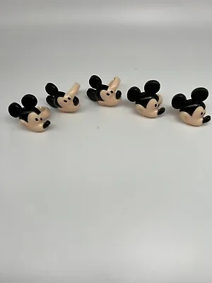 Disney Mickey Mouse Plastic Rings- 5 Pc Cake Toppers Party Favor • $6.50