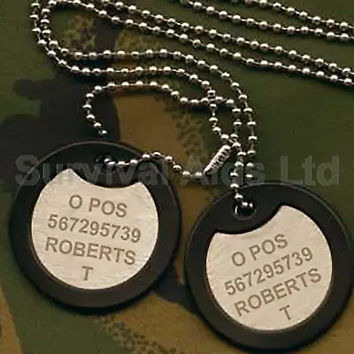 Multi-fit Rubber Military Dog Tag Silencers • £1.45