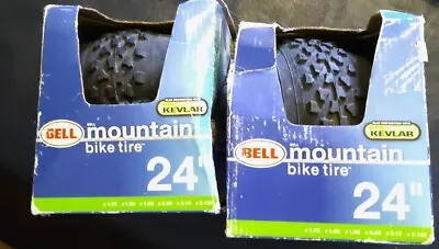 (2) Bell 24” Mountain Bike Tires Traction With Kevlar Fiber • $41.85