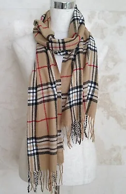 Luxury Soft Touch PLAID / TARTAN Check SCARF Shawl Stole Wrap ~SAME DAY POST • £3.99