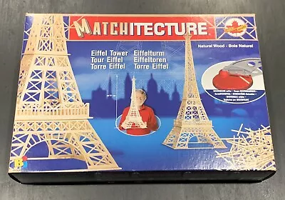 NEW Matchitecture Eiffel Tower Natural Match Sticks Craft Hobby Wood Kit 6611 • $19.99