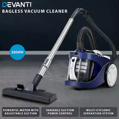 Devanti 2200W Bagless Vacuum Cleaner Blue • $98.40