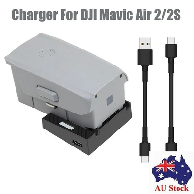 $44.35 • Buy Drone Battery Charger Fast Charger QC 3.0 USB For DJI Mavic Air 2S/Air 2