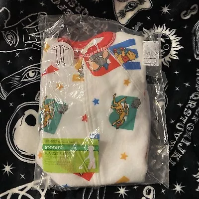 Vintage Sears Toddler 3T Disney Alphabet One Piece Pajamas Footed Sleeper • $25.50