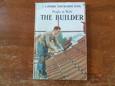 Ladybird Book Series 606B People At Work The Builder 1st Edition . • £1.99