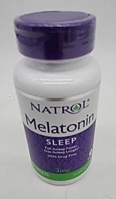 Natrol Melatonin - 3 Mg - 120 Tablets EXP NOV30 2025 • £8.54