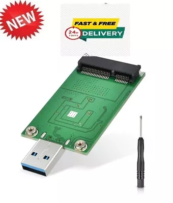 MSATA Adapter ELUTENG MSATA To USB 3.0 Adapte USB MSATA SSD Reader Free Shipping • $14.89