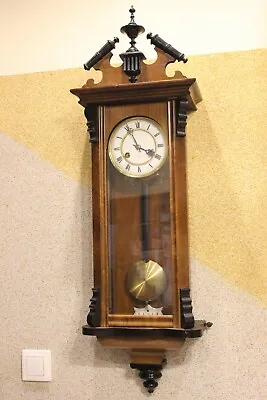 Rare Junghans Spring Driven Vienna  Wall Clock At 1900 • £216.83