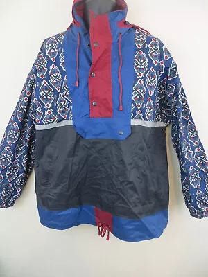 Shamp Vintage Windbreaker 90s Lightweight Retro Jacket Coat Nylon Mens Large L • $28.56