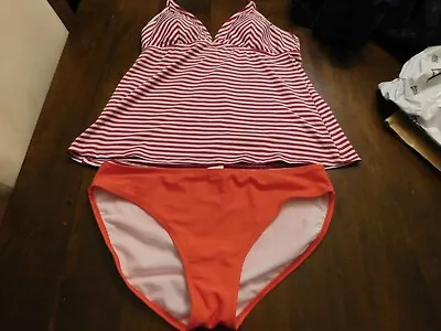 Mossimo Two Piece Swimsuit Top Medium Bottoms Large (Z9) • $1.50
