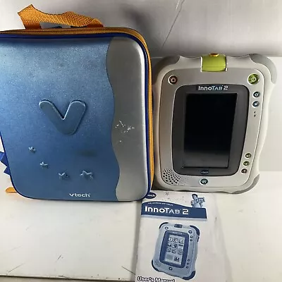 Vtech Innotab 2 Reader With Case And Manual - Tested Working - Good Condition • $41.50