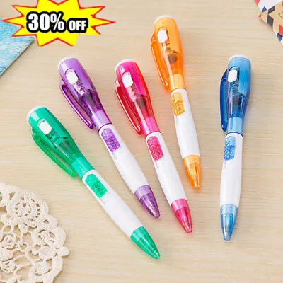 1x Multifunctional Ballpoint Ball Point Pen With LED Light FlashlightUS • $1.17