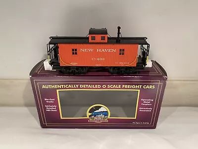 MTH PREMIER NEW HAVEN N6b WOODSIDE CABOOSE OPERATING SIGNAL MAN 20-91280 O SCALE • $149.99